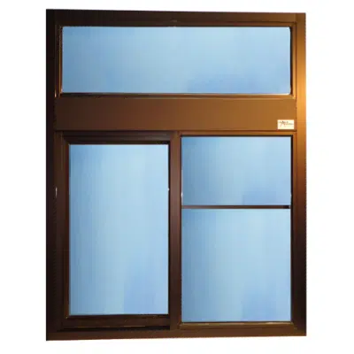 Immagine per 275 Single Panel Sliding Transaction Window with Transom