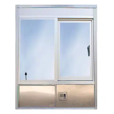 Image for 601 Service Window – Operable Pane with Security Drawer