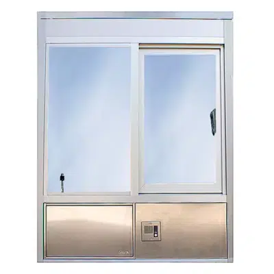 Imagem para 601 Service Window – Operable Pane with Security Drawer}