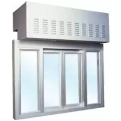 Image for 131 Bi-Parting Pass Thru Window with Heated Air Curtain