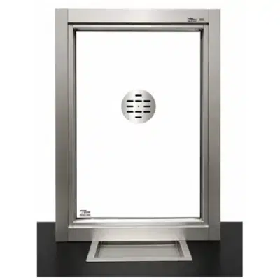503 Value Ticket/Teller/Cashier Window with Drop In Counter Deal Tray图像