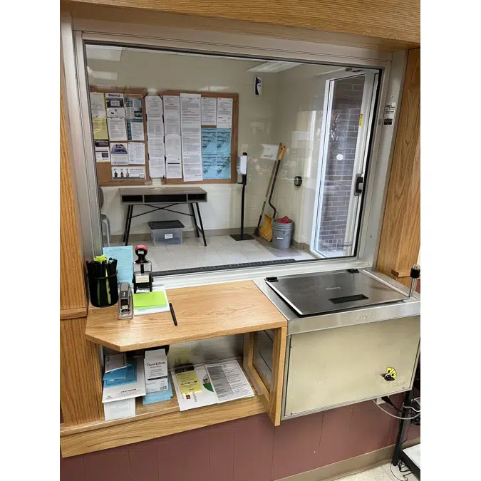 603 Security Window – Fixed Pane with Transaction Drawer