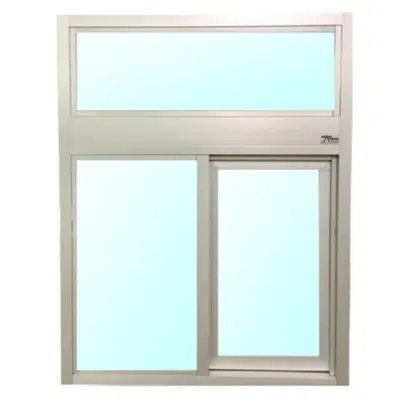 Image for 600 Single Panel Sliding Transaction Window with Transom