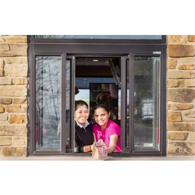 131 Bi-Parting Pass Thru Window