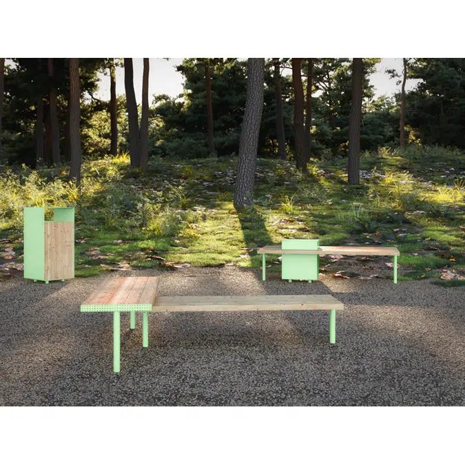 SCORPIUS Loungebænk dobbelt