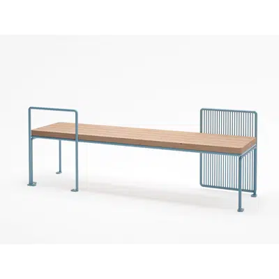 Image for VIRGO Bænk 4-pers med armlæn