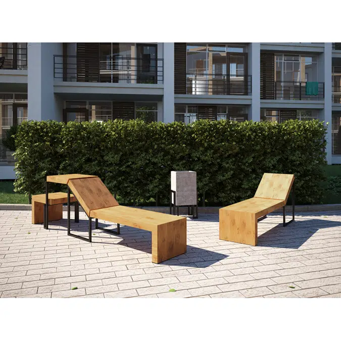 SCULPTOR Bænk 2-pers