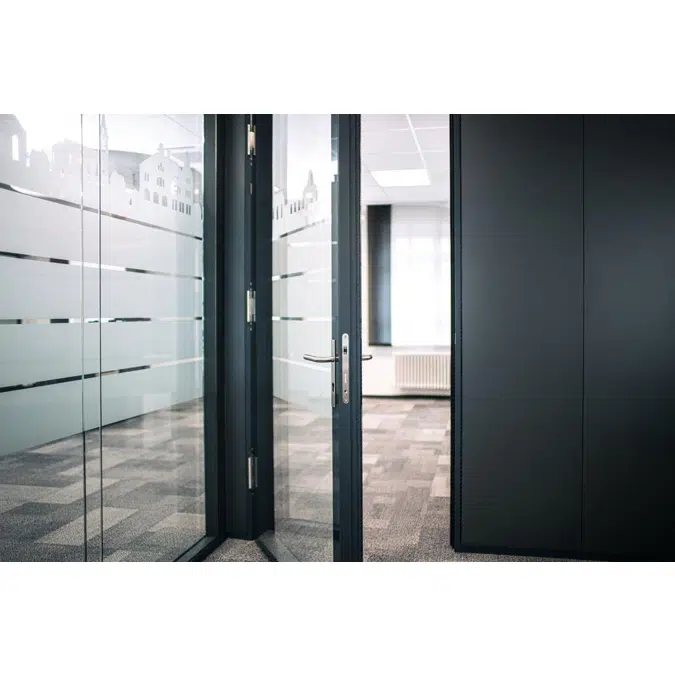 Lehnertwand Vista DUO partition glass wall