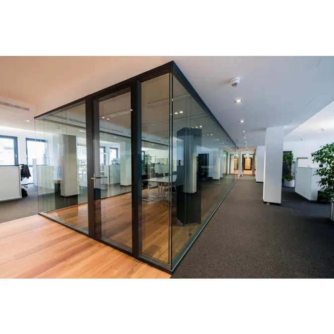 Lehnertwand Vista DUO partition glass wall