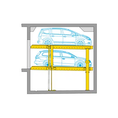 Image for WÖHR PARKLIFT 450 -170 - 320 - 2,0 t - Platform Width 230-300/460-540