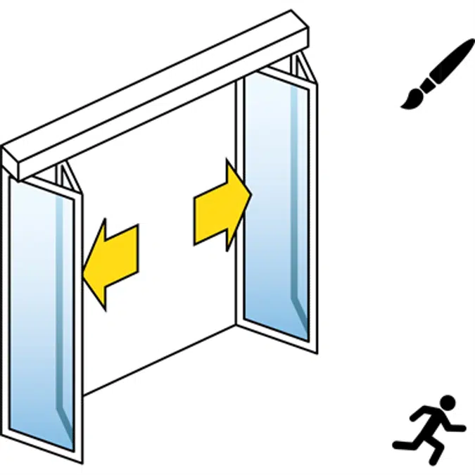 Portes à vantaux pliants automatiques