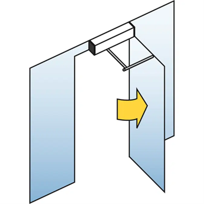 Mécanisme d’entraînement pour portes battantes FD 10