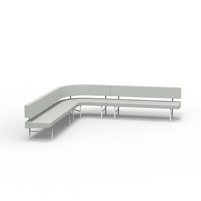 TRAIN S01 Sectional and bench sofa