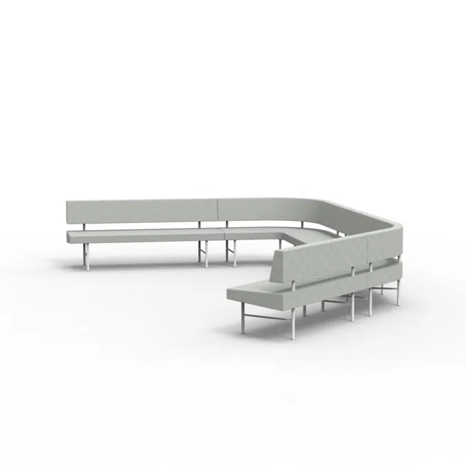 TRAIN S01 Sectional and bench sofa