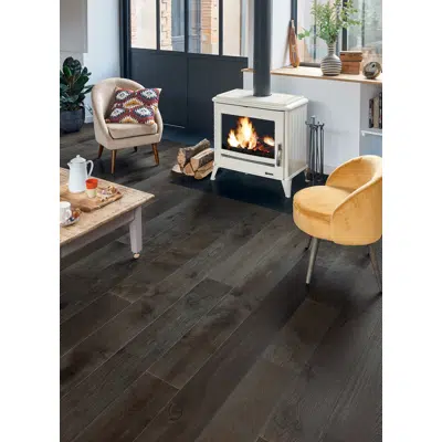 Image for Wood floor French oak Zenitude Tourbe, Diva