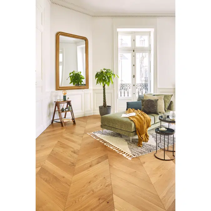 Wood floor French oak Zenitude Miel, Chevron