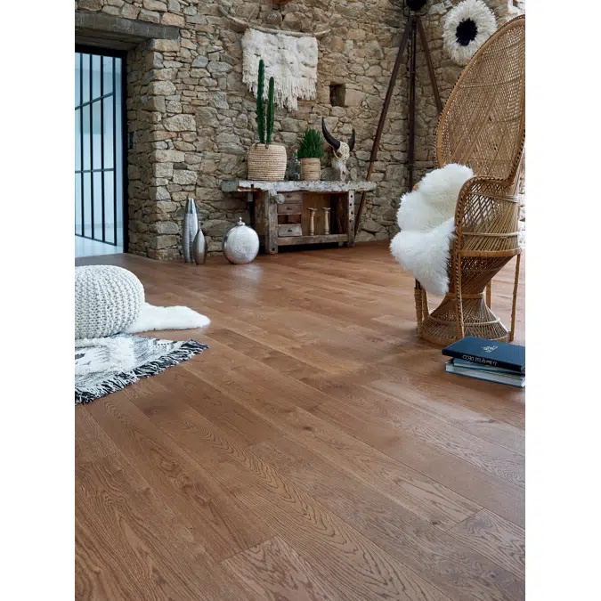 Wood floor French oak Authentic Cuir, Diva