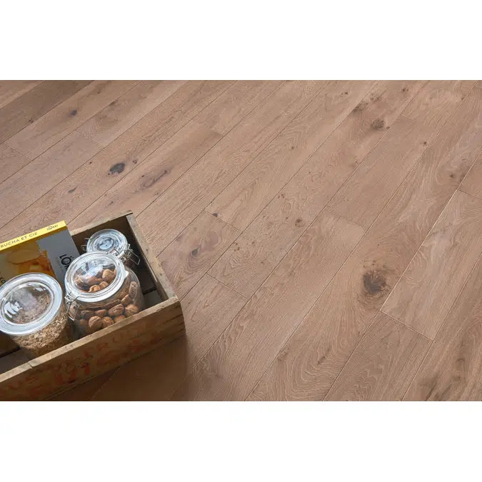 Wood floor French oak Zenitude Café crème, Sonate