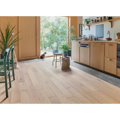 obraz dla Wood floor French oak Zenitude Linen, Diva