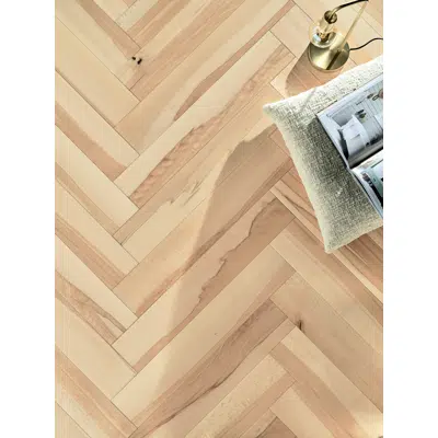 画像 Wood floor Flamed beech Bois flotté, Herringbone