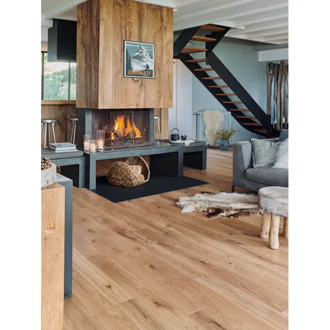 Wood floor French oak Zenitude Amande, Diva