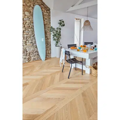 Image for Wood floor French oak Authentic Bois flotté, Chevron