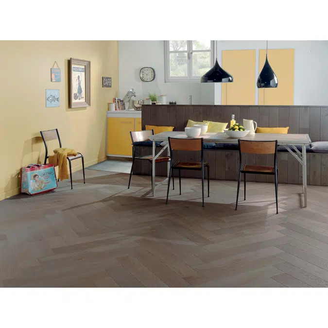 Wood floor French oak Zenitude-Origine Flanelle, Herringbone