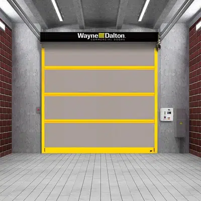 Image pour Strutted Interior and Exterior High Speed Fabric Doors Model 882 ADV-Xtreme