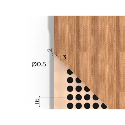 Image for HUBMICRO blade, walnut navor 41