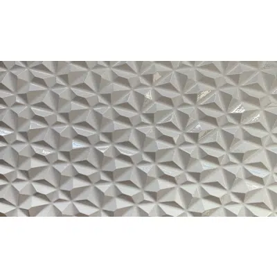 Image for Panneau décoratif d'interieur Illusion Dolomite Blanc Brillant 123 SILDOL123