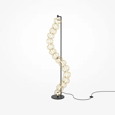 Image for Floor lamp Golden Cage