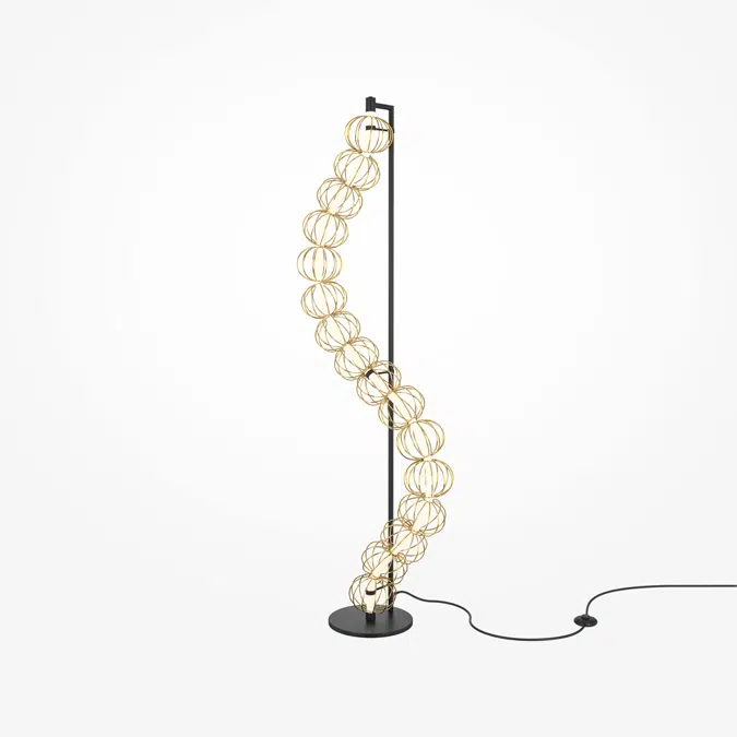 Floor lamp Golden Cage