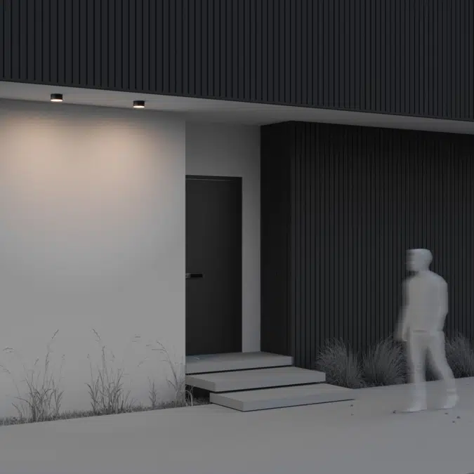 Outdoor ceiling lamp Zon IP