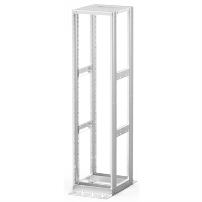 BIM objects - Free download! 19-Inch Four-Post Rack | BIMobject