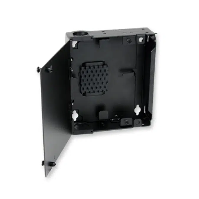 Single-Panel Housing Wall-mountable, holds 1 CCH connector panel