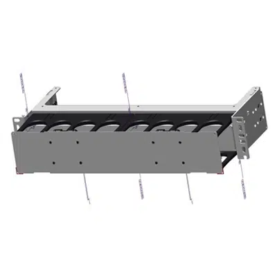 Image for EDGE™ Horizontal Jumper Manager, 2 Rack Units
