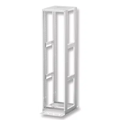 Image for Four-Post Rack with 8"/10"/12" Vertical Manager