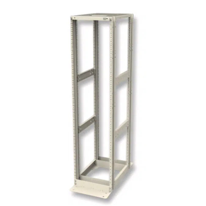 Four-Post Rack with 8"/10"/12" Vertical Manager