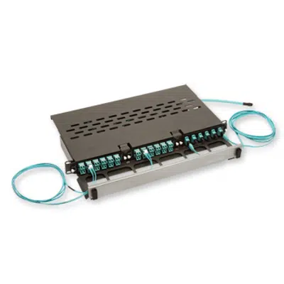 Image for 3-Module Housing 1 rack unit, holds 3 CCH Plug & Play™ Reduced-Depth Modules