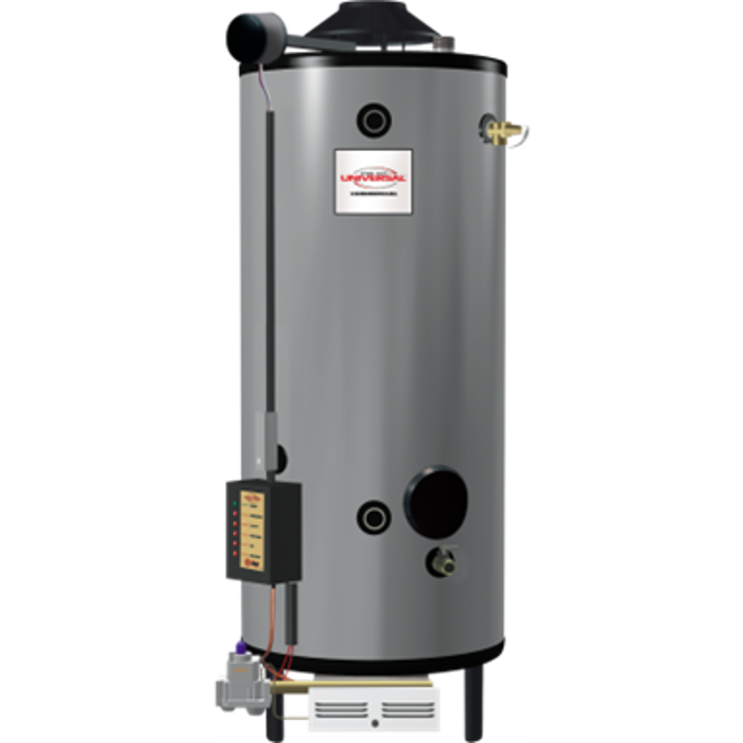 BIM objects Free download! Universal Gas Commercial Water Heaters 35