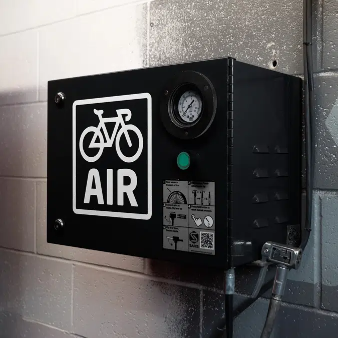 Electric Bike Pump - Automatic Wall-Mounted Tire Inflator for Bicycles