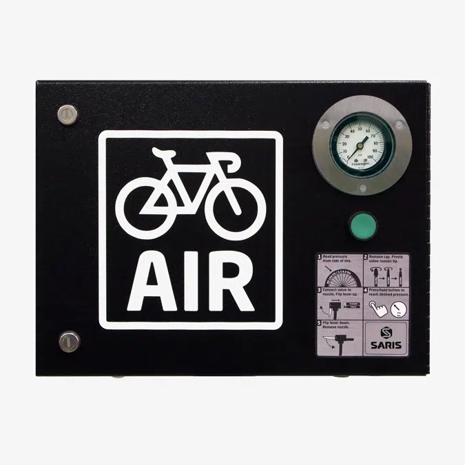 Electric Bike Pump - Automatic Wall-Mounted Tire Inflator for Bicycles