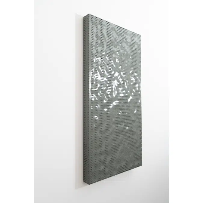 Acoustic panel broadband absorber