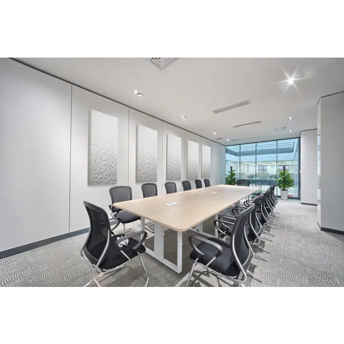 Acoustic panel depth absorber