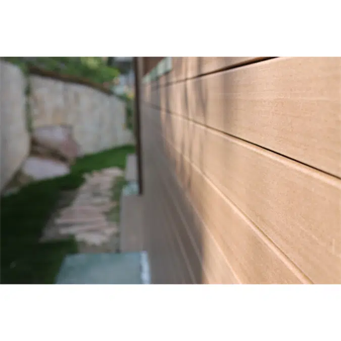 WPC wall cladding profile 75x15 mm