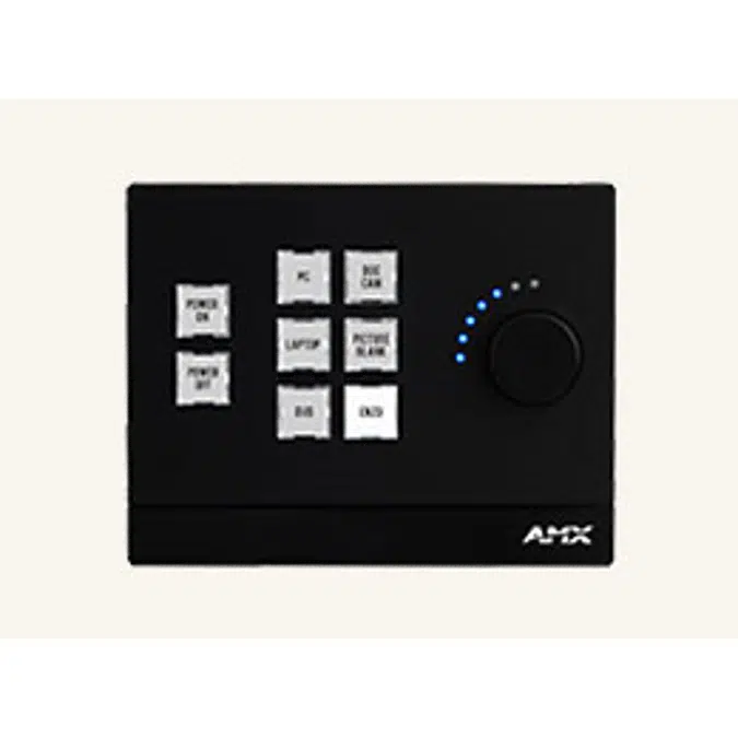 MKP-108 8-Button Massio™ Keypad with Knob