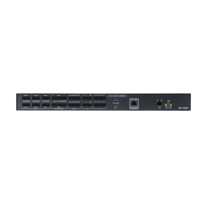 MU-3300 MUSE Automation Controller – 8 Serial, 8 Relays, 8 IR, 8 IO & ICSLan