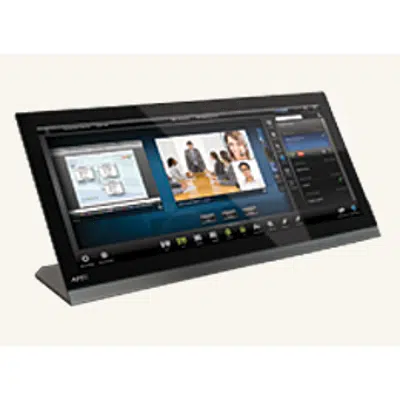 MXT-2000XL-PAN 20.3" Modero® X Series Panoramic Tabletop Touch Panel, Specifically for Dedicated Room Control图像