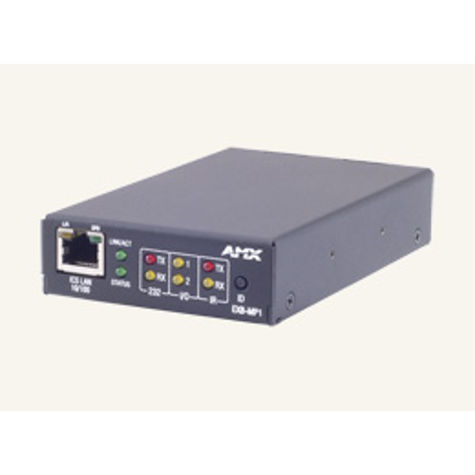 EXB-MP1 ICSLan Multi-Port, 1 COM, 1 IR/S, 2 I/O, 1 IR RX, Control Boxes Allow Users to Manage Devices Remotely from a Controller Over an Ethernet Network