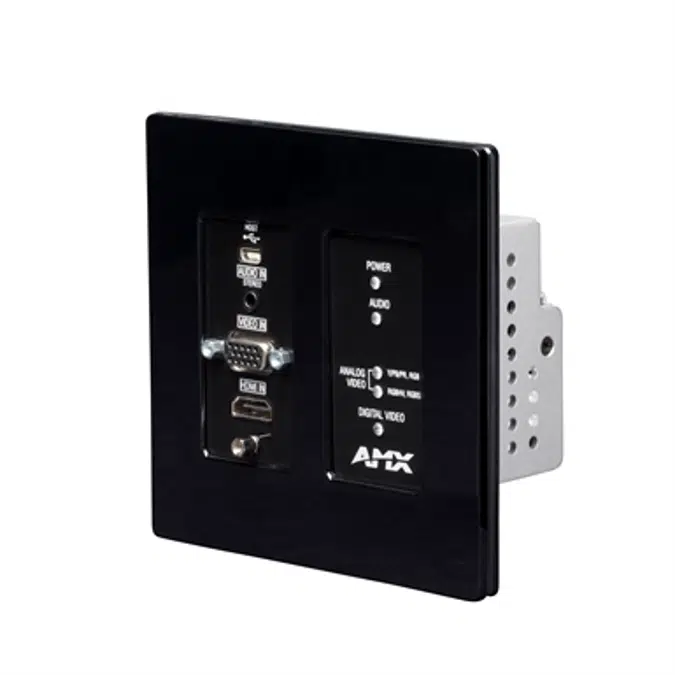 NMX-ENC-N2315-WP Wallplate Encoder N2300 Series 4K UHD Video Over IP Decor Style Wallplate Encoder with KVM, PoE